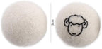 2 Pcs Wool Dryer Balls, Reusable Laundry Balls Softener Washing Fleece Dry Kit Anti-Static Reduce Wrinkles and Save Time Drying Ball,Laundry House Supplies (with Pattern)