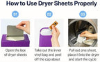 Dryer Sheet Fabric Softener Set - 40 Sheets Each of Mystic Rain & La Fiesta