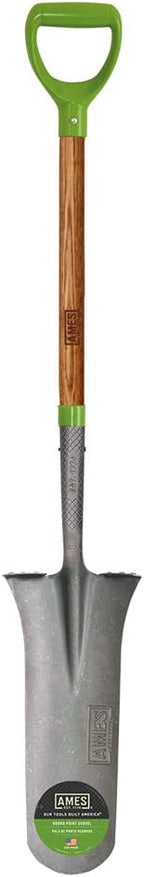 AMES 2531700 16-Inch Drain Spade with Hardwood Handle, 47, Steel