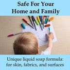 Amodex Ink and Stain Remover Unique Soap Liquid Formula 4 fl oz Bottle