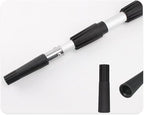 Squeegee Adapter, Changes The Threaded Tip to a Standard Friction Taper Fit, Black 4pc