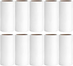 Lint Roller Refills 4 inch Bulk 10 Rolls Total 600 Sheets Extra Sticky Lint Remover Replacement Refills Compatible with Evercare PetLovers Muji IKEA and Others (Inside Dia. 1-1/2 inch)