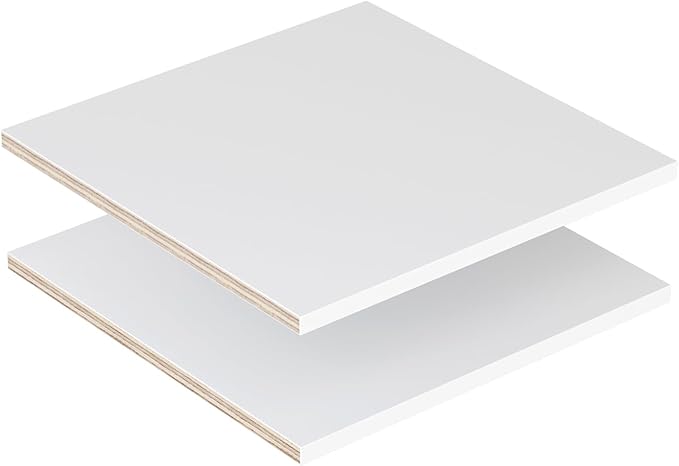 MODCART 2 Pack Corner Closet Unit, Modular Closet System, Wood Closet System Organizer with Storage for Walk In Closets, Clothing Rack Wardrobe Closet for Hanging Clothes, Bedroom, White, 14"W