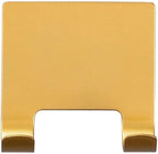 J&V TEXTILES All-Purpose Stainless Steel Shower Squeegee for Glass Doors with Adhesive Hooks, Squeegee for Shower Glass, Bathroom Household Cleaner Tool, 10 Inch (Gold)