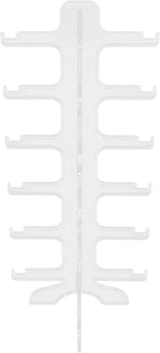 VICASKY Multi-Layer Sunglasses Organizer Stand 6-Tier Plastic Glasses Display Rack Eyewear Storage Shelf Countertop Holder for Home and Office