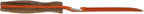 Hori Hori Garden Knife Orange Garden Multitool with Sheath for Weeding,Planting,Digging Stainless Steel Blade with Cutting Edge, Full-Tang Walnut Wood Handle with Hanging Hole