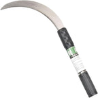 Clearing Sickle,Weeding Sickle, carbon steel Blade/steel Handle Animal Husbandry Sickle - Great for Removing Unwanted Vines and Weeds (13 in)