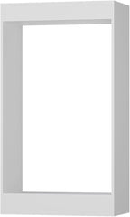 MODCART Double Hanging Closet Unit, Modular Closet System, Wood Closet System Organizer with Storage for Walk In Closets, Clothing Rack Wardrobe Closet for Hanging Clothes, Bedroom, White, 31.5"W