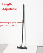 Manual Weeder Tool, 56" Weed Puller Tool with Sharp Blade, 11" Wide Heavy Duty Stand Weed Remover Gardening Hand Tool for Lawn, Yard, Patio and Backyard, Weeding Loosening Soil
