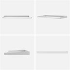 OAKHAM HOME Washer Dryer Countertop 54" W x 27.5"D Washer Dryer Topper with Non-Slip Pads Laundry Countertop for Laundry Room Organization and Storage, White