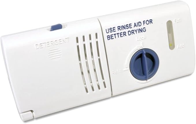 Detergent and Rinse Aid Dispenser Replacement for Kenmore 66516054402 66516059400 66516059401 66516059402 66516222500 66516223500 66516229500 66516262400 66516262401 66516262402 Dishwasher