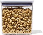 OXO Good Grips POP Container – Airtight 1.7 Qt for Coffee and More Food Storage, Rectangle, Clear