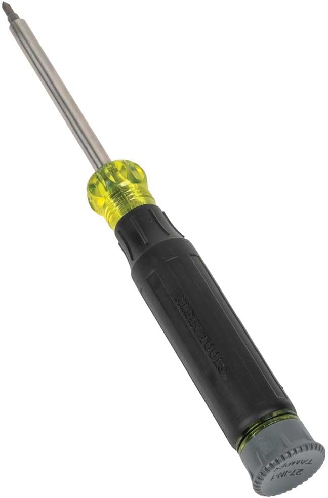 Klein Tools 32327 Precision Screwdriver Set, 27-in-1 Multi-Bit Screwdriver, Onboard Storage, Rare-Earth Magnet, Ideal for Terminal Blocks