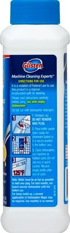 Glisten Dishwasher Magic Disinfectant & Cleaner Lemon 12 Oz
