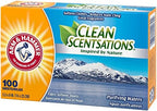 ARM & HAMMER Fabric Softener Sheets, 100 sheets, Purifying Waters