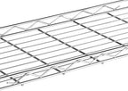 Whitmor 3 Tier Shelving Unit, Metal Storage Shelves, Adjustable Heavy Duty Shelf with Wheels , 400 lbs Capacity per Shelf, 1200 lbs Total for Home, Garage, Workshop, 23"L x 13"W x 30"H, Chrome