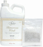 Tyler Glam Wash Laundry Detergent, Diva, Liquid, 32 Fl Oz HE Safe w/Dryer Sachet Pouch, Pull and Pour Spill Proof Cap om