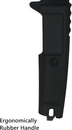 JXE JXO Hatchet, 9.8" Full Tang Camping Axe, Ergonomic Rubber Handle, with Durable Nylon Sheath for Bushcraft and Camping