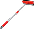MAVRIZ Windshield Cleaner Tool 2 in 1 Car Window Squeegee with Extendable Handle (18"-28.5") Window Cleaner with Squeegee and Sponge for Shower, Glass Cleaning