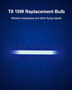 Dichroma Bug Zapper Replacement Bulb Light Tube 10W for 20W Electronic Bug Zapper, T8 Bulbs for Indoor Outdoor Mosquito Zapper Lamp (4 Pack)