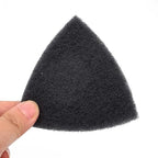 15Pcs Triangle Scouring Pad 90x90x90mm 240 to 800 Grit Heavy Nylon Cleaning Cloth Hook and Loop,800