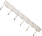 ZJchao Space Aluminum Kitchen Utensils Hanger Rack Organizer White (6 Hooks 30cm)