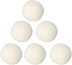ZJchao 6 Pack Wool Dryer Balls for Laundry High Density Wool Drying Balls Reduce Static Cling Shorten Drying Time Reusable with Softener Alternative for Clothes Baby Delicates (5cm)