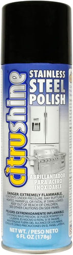6 Oz Stainless Steel Polish - Cleans, Polishes, Preserves, and Protects All Stainless Steel Surfaces