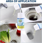 Dodorado Wild Sink and Drain Cleaner Powder,Powerful Foaming Pipe Cleanser Powder - Kitchen, Bathroom Drain Opener for Clog Prevention (3 PCS)