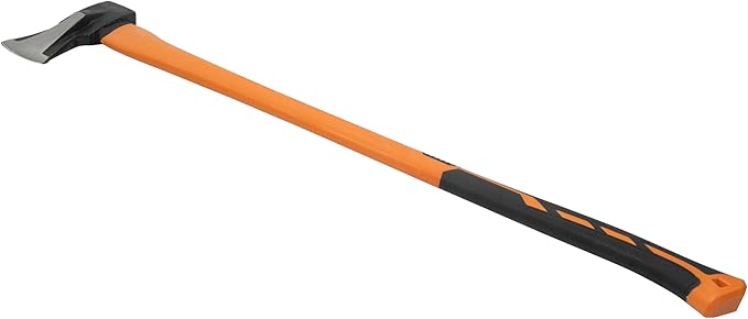 HFS(R) 35" Axe Hatchet with Fiberglass Handle 70.55oz/2000g Head Weight Heat-Treated Blade, Anti-Slip Grip, Perfect for Camping, Hiking, Woodworking