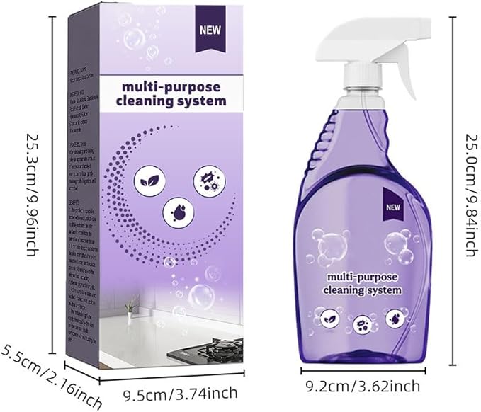 Spray Oven Cleaner, Clean Spray Cleaner for Ovens, All-Purpose Cleaners for Grill, Home, Kitchen, Bathroom, Multi-surface Cleaners with Concentrated Cleaning Tablets(18pcs)