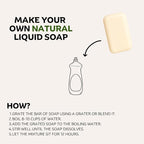 Solid Dish Soap Bar for Sensitive Skin – Organic Ingredients with Coconut, Hypoallergenic, Chemical-Free, Ultra-Concentrated Biodegradable Formula, Plant-Based & Zero Waste – 2 Bars