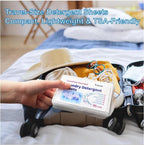 Fragrance-Free Laundry Sheets (32 Loads) - Ultra-Concentrated Travel Detergent in Compact Storage Box, 5-Second Dissolve, 2X Stain Removal, HE-Safe, TSA Approved Detergent Sheets