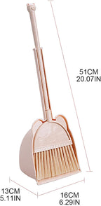 Children Small Broom and Dustpan Set,Learning Sweeping Tool,Kids Broom Kits,for Kitchen Bathroom Pet,Boys&Girls