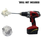 Flitz Buff Ball Pack; 2", 3", 5", 7" Car Buffer Drill Attachment with Self-Cooling Design, Never Burns and No Exposed Hardware, Buff and Polish Any Surface, Machine Washable, Includes All 4 BuffBalls