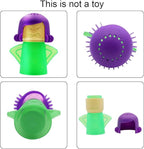 Abnaok Microwave Cleaner, 2 PCS Angry Mama Microwave Cleaner Microwave Oven Steam Cleaner Easily Clean in Minutes Cleans Add Vinegar and Water for Home or Office with English Manual