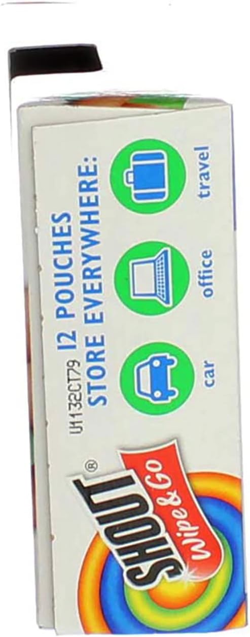 Shout Wipe & Go Instant Stain Remover - 12 CT