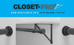 Knape & Vogt Closet Pro HD RP0022-18/30 Adjustable Closet Rod, 18-Inch to 30-Inch, Platinum
