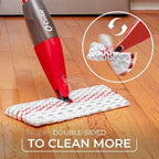 O-Cedar ProMist MAX Microfiber Spray Mop Removes 99% of Bacteria with just Water, Features 1 Extra Refill