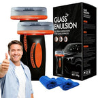 Q4 Glass Cleaner,Ogas Glass Emulsion,Glass Emulsion Cleaner-Professional Windshield Purification Paste for Car & Home-Deep Cleaning for Stubborn Water Spots,Grease,and Dust (2pc)