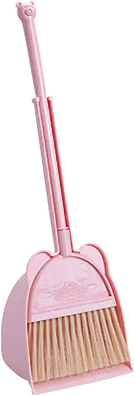 Children Small Broom and Dustpan Set,Learning Sweeping Tool,Kids Broom Kits,for Kitchen Bathroom Pet,Boys&Girls