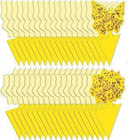 36 Pack Fruit Fly Traps for Indoors, Gnat Traps for House Indoor, Sticky Traps Fungus Gnats Killer for Mosquito and Flying Insects, Bug Pest Insect Catcher Killer for Houseplant