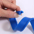 45cm 18in Window Squeegee with 105cm 42in Spare Silicone Rubber Blade (Blue, 18in/45cm+Blade)