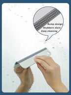 All-Purpose Mini Soft Rubber Window Squeegee Window Scrubber Scraper Glass Cleaning Squeegee Tool for Glass,Shower Door,Mirrors,Bathroom,Kitchen Countertops,Car Windshield (1)
