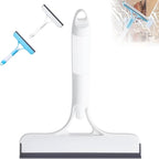 3 in 1 Window Cleaning Scraper,Window Squeegee with Sprayer for Glass,for Car, Kitchen Flooring and Tiles, etc. (White)
