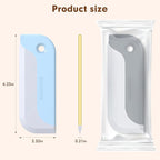 3 Pack Small Squeegees, Squeegee for Shower Glass, Car Window Squeegee, Glass Squeegee. Grey, Yellow, Blue for Home Kitchen, Countertop, Auto Windows, and Bathroom Mirrors