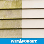 Wet & Forget Moss, Mold, Mildew, & Algae Stain Remover Multi-Surface Outdoor Cleaner Concentrate, Original, 64 Fluid Ounces (2 Pack)