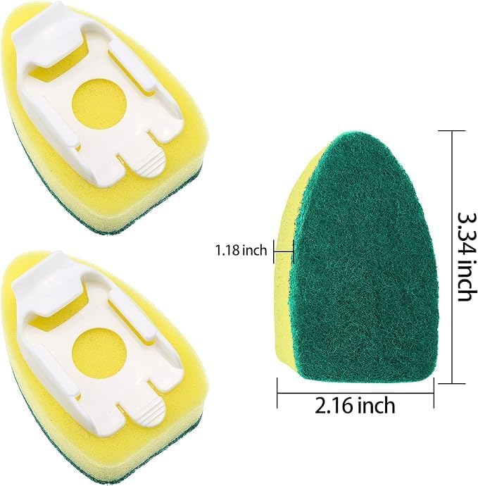 Dish Wand Refill 20Packs, Sponge Replacement Heads,Common Dish Wand Refill Heads Replacement for Kitchen Cleaning