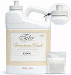 Tyler Glam Wash Laundry Detergent, Diva, Liquid, 64 Fl Oz HE Safe w/Dryer Sachet Pouch, Pull and Pour Spill Proof Cap om