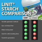 Malco Liquid Starch Crisp Classic Finish 64 oz. (Pack of 3) Liquid Starch for Ironing Clothes/Perfect for Wrinkle Release/Great for Arts & Crafts Projects/Slime, Paper Mache, Silly Putty